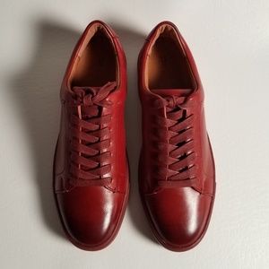 Frye Red Clay Leather Gradient Sneakers